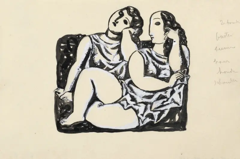 Badgäster av Leo Gestel