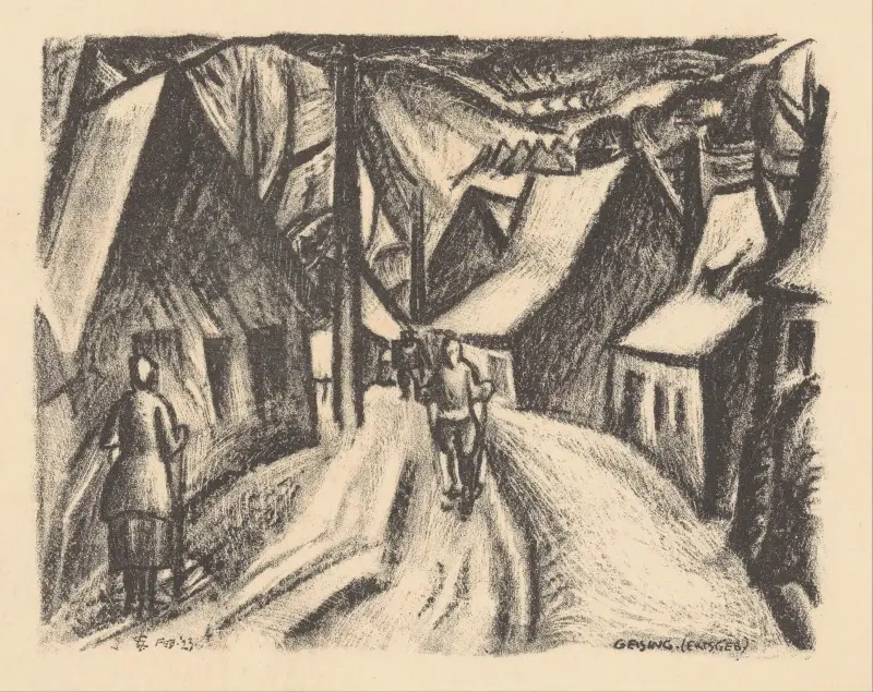Geising (Erzgebirge) von Leo Gestel