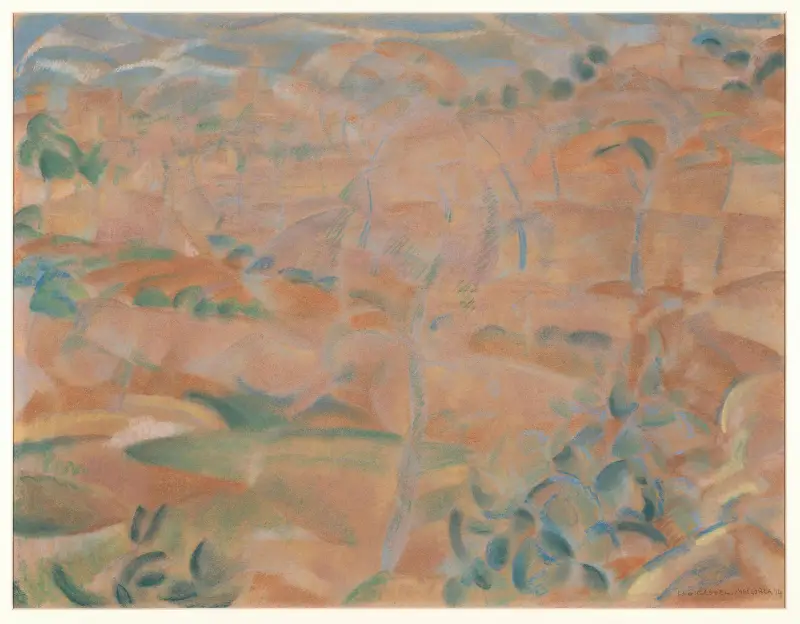 Landschaft auf Mallorca von Leo Gestel