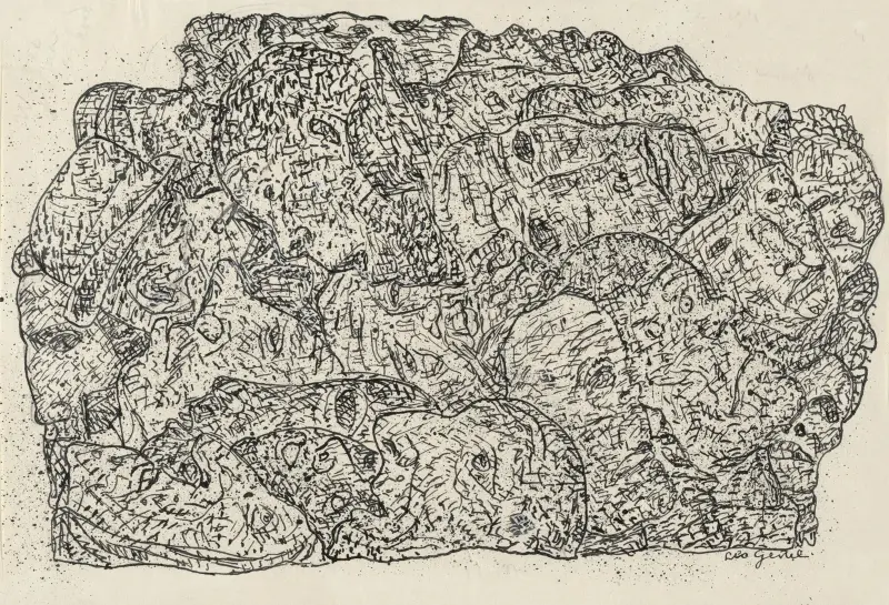 Huvuden av Leo Gestel