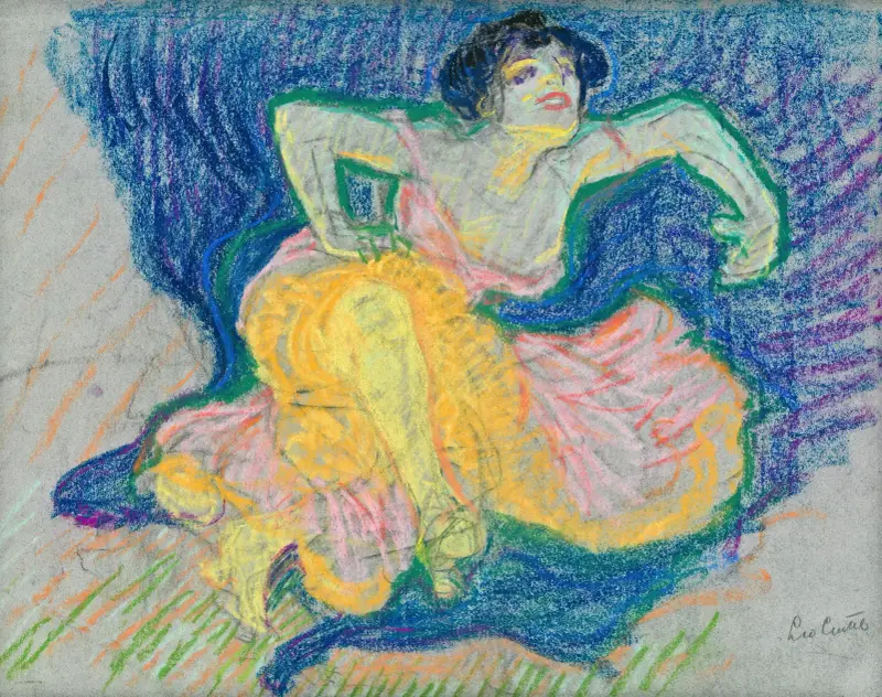 Music hall-dansös av Leo Gestel