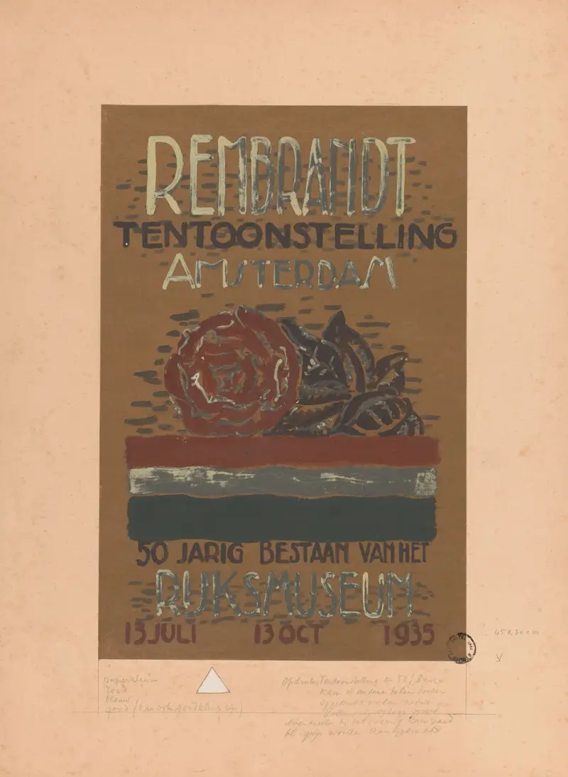 Rembrandtutställning, Amsterdam av Leo Gestel