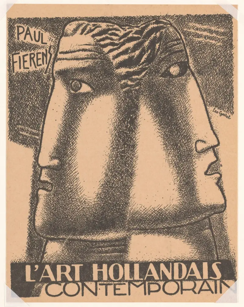 Projekt okładki książki „l’Art Hollandais contemporain”, 1933 – nr 2, Leo Gestel