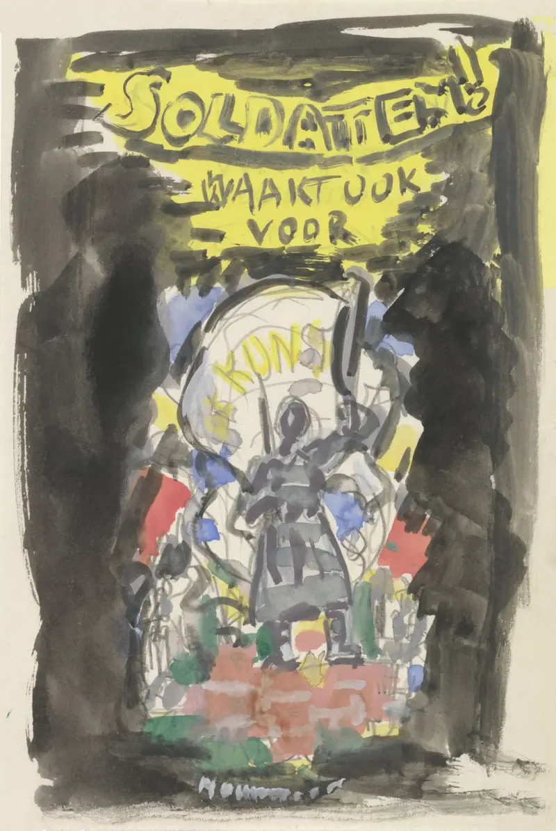 Soldaten! Waakt ook voor kunst av Leo Gestel