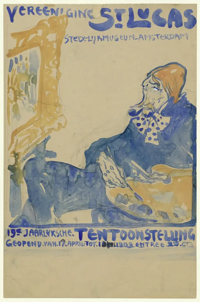 Föreningen St. Lukas i Stedelijk Museum i Amsterdam av Leo Gestel