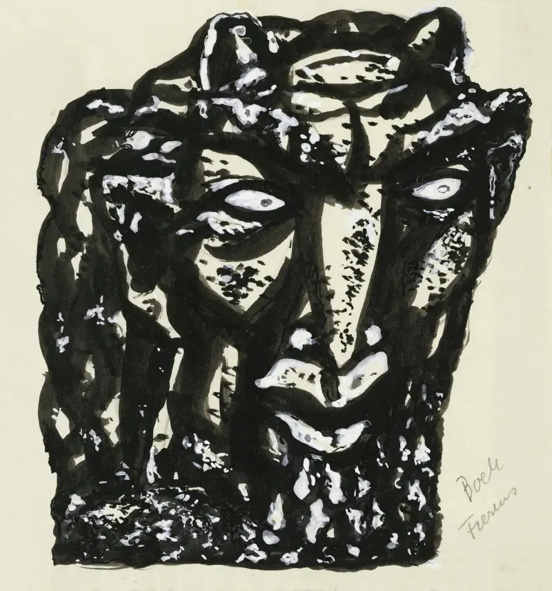 Vignette für das Buch ‚L’art Hollandais contemporain‘ von Paul Fierens von Leo Gestel