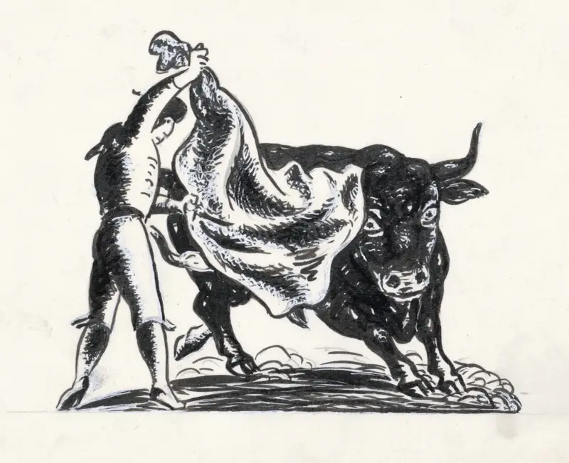 Vinjett för De Gemeenschap (design) av Leo Gestel