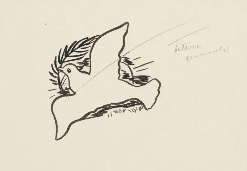 Vredesduva av Leo Gestel
