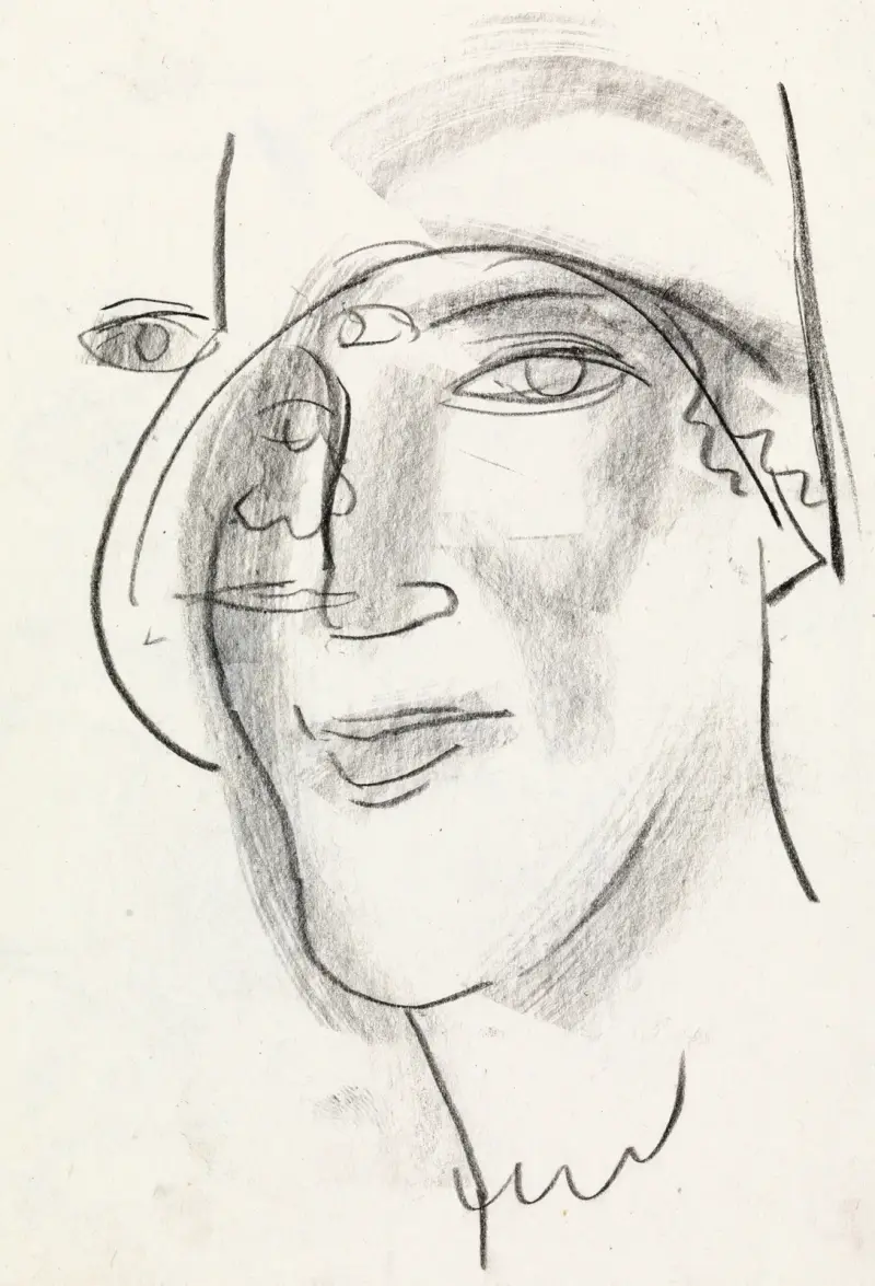 Ženská hlava, Leo Gestel