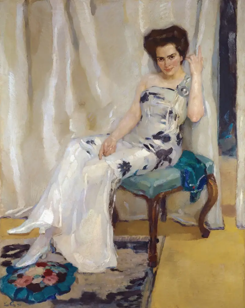 Cara Sophia Köhler, née Goldammer av Leo Putz