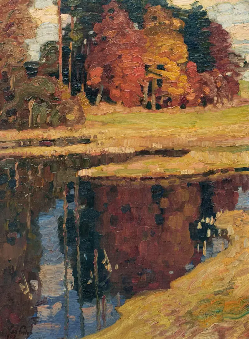 Podzimní krajina, Leo Putz