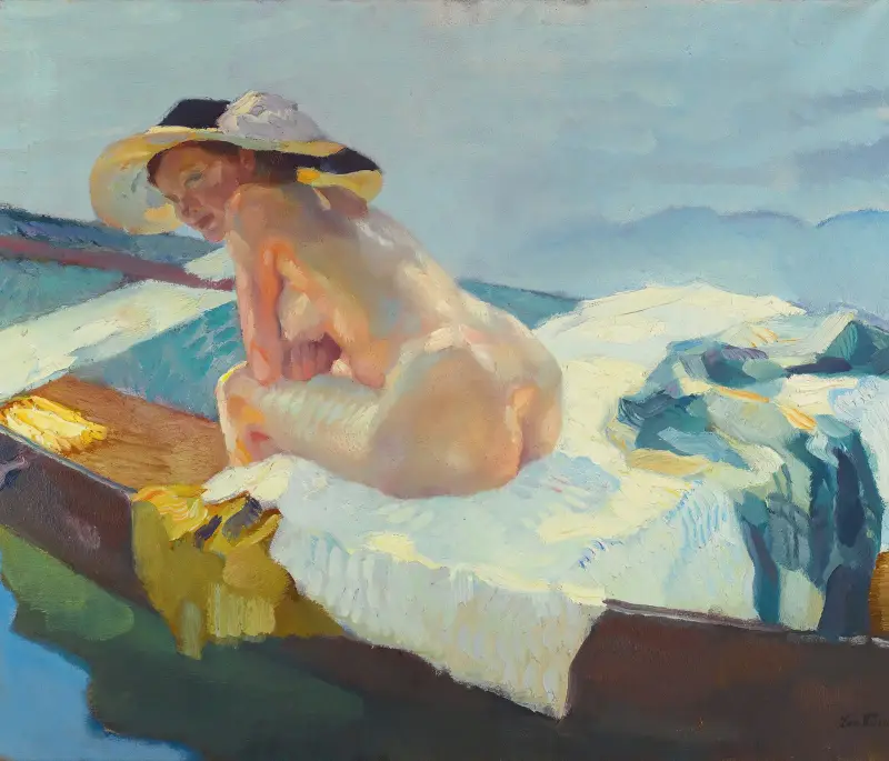 Na loďce, Leo Putz