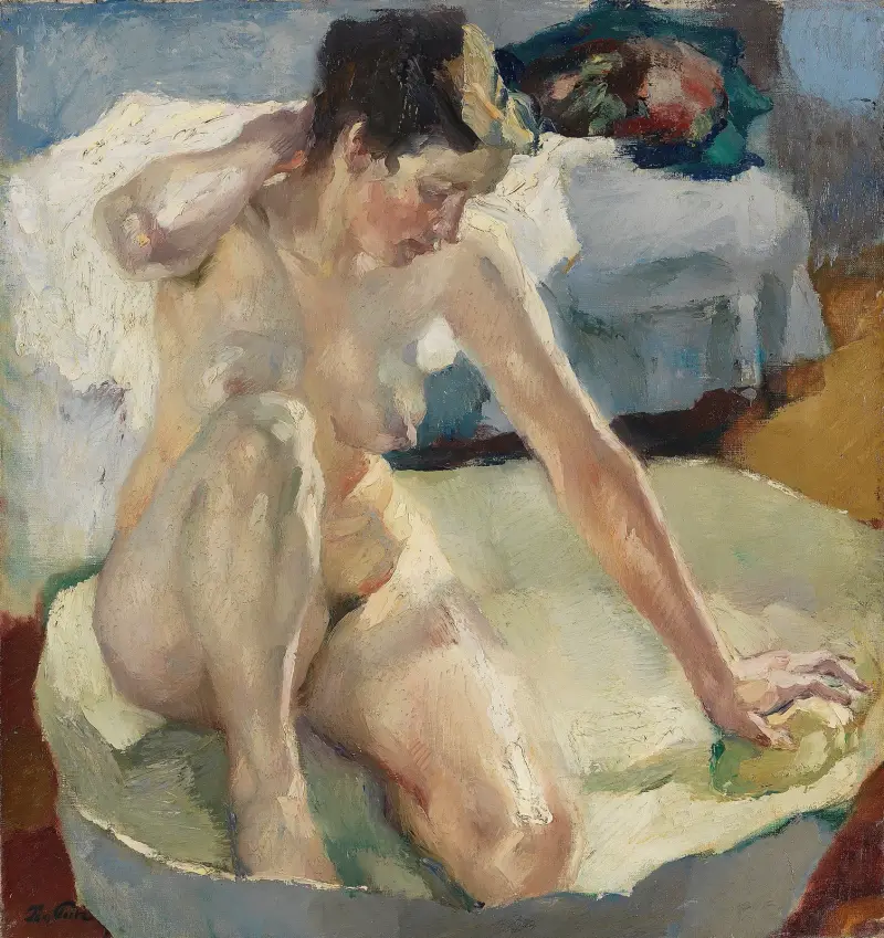 I badkaret II av Leo Putz