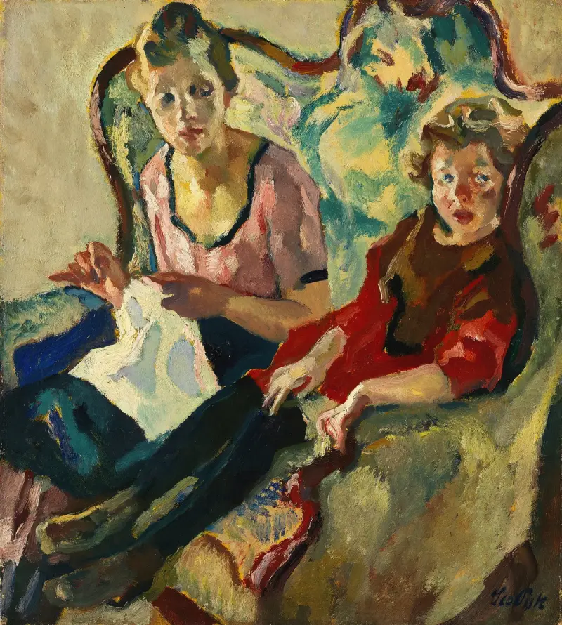 Lisl und Buberl von Leo Putz