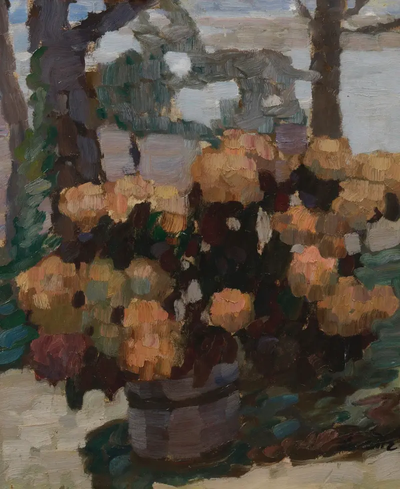 Rosenstilleben av Leo Putz