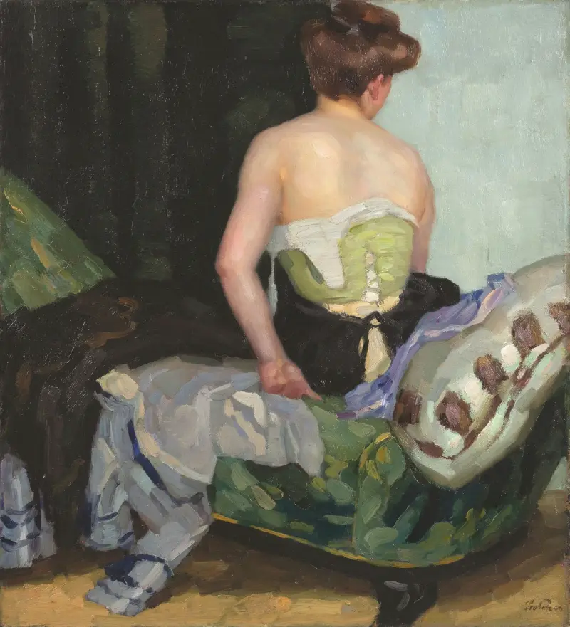 Ryggakt av Leo Putz