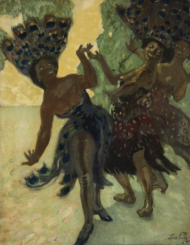 Tanzende Negerinnen von Leo Putz