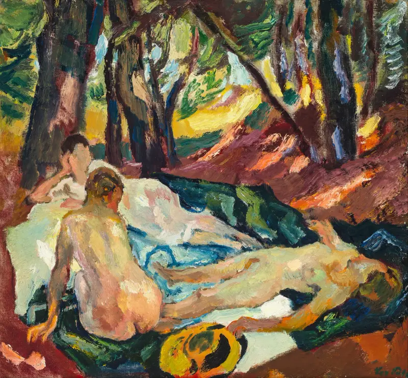 Waldesruhe av Leo Putz