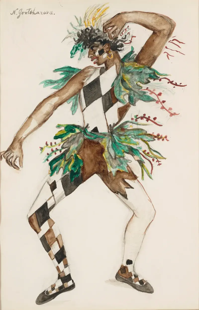 Afrikansk dansare av Léon Bakst