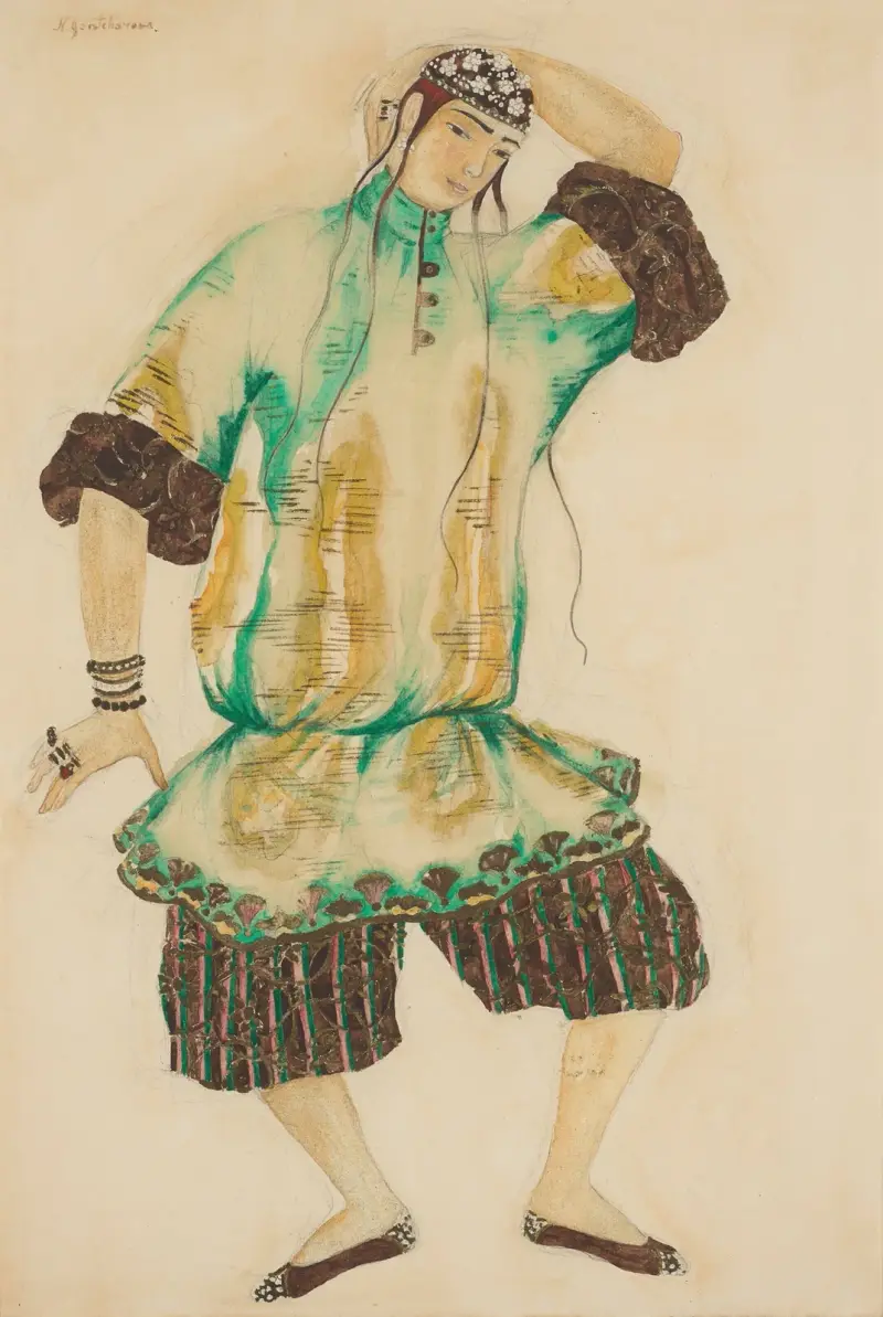 Asiatisk man av Léon Bakst