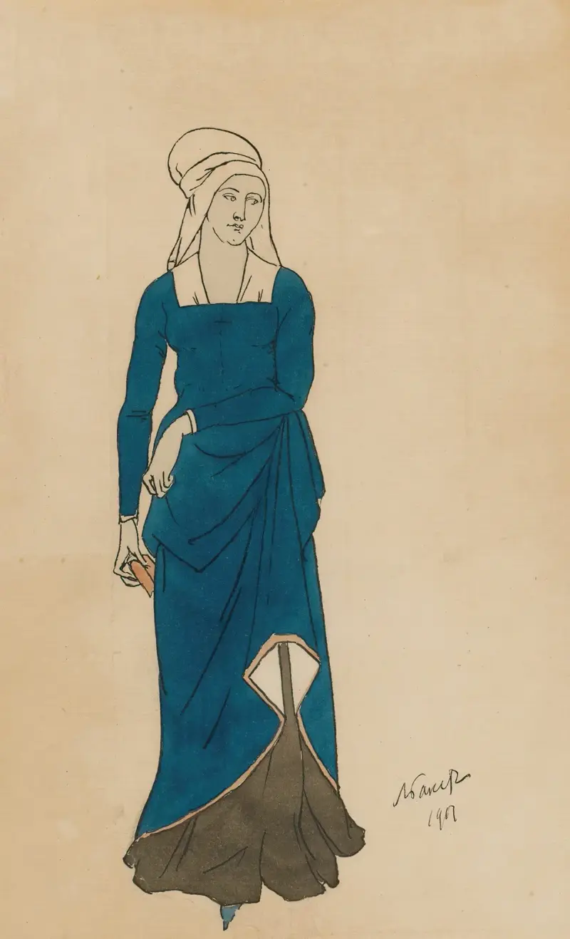 Kostymdesign för Don Juan av Léon Bakst