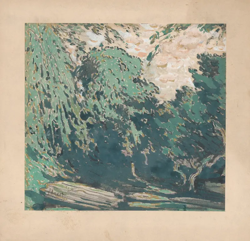 Landskap av Léon Bakst