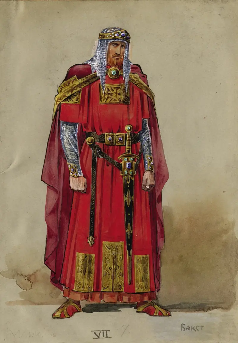 Medeltida prins av Léon Bakst