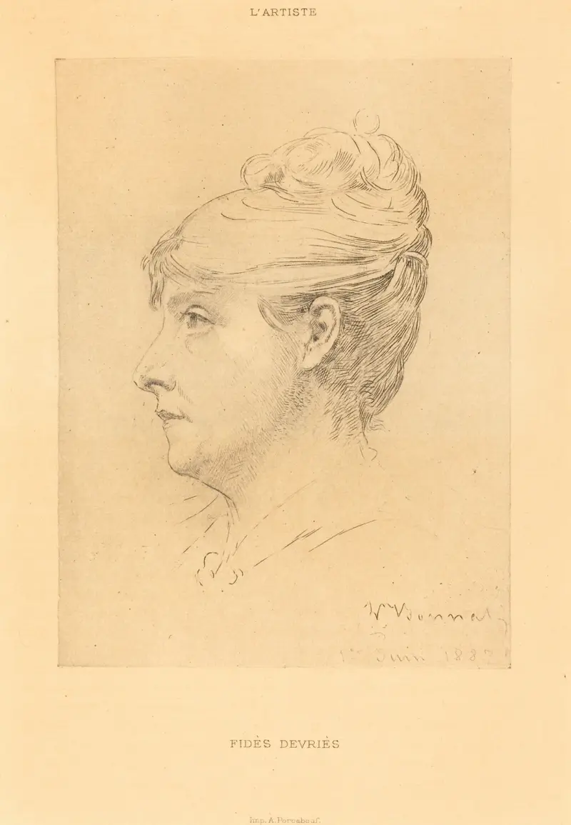 Fidès Devriès av Léon Bonnat