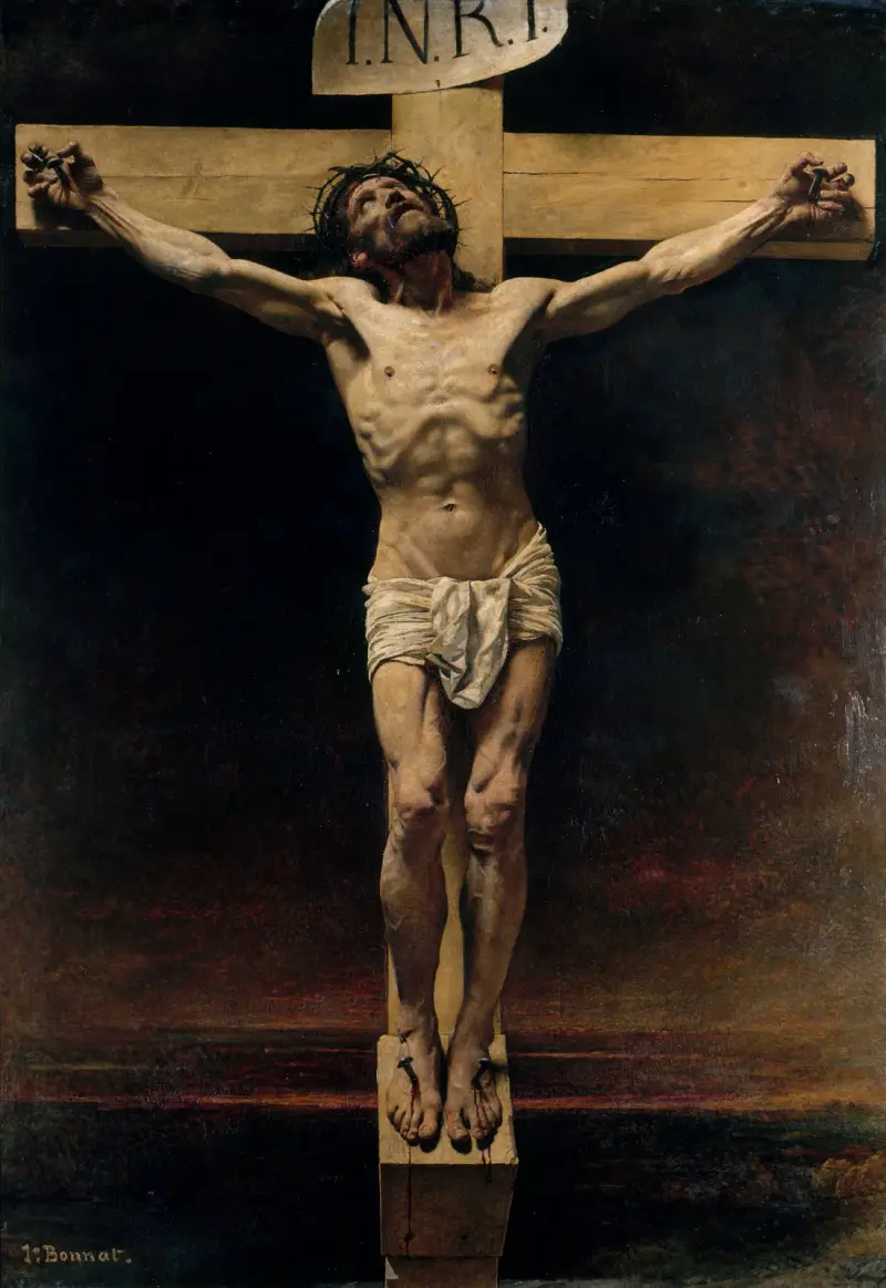 Christus am Kreuz von Léon Bonnat
