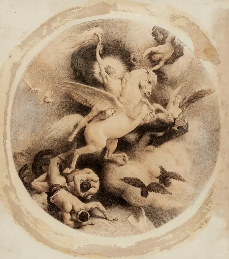 Der Triumph der Kunst, Nr. 2 von Léon Bonnat