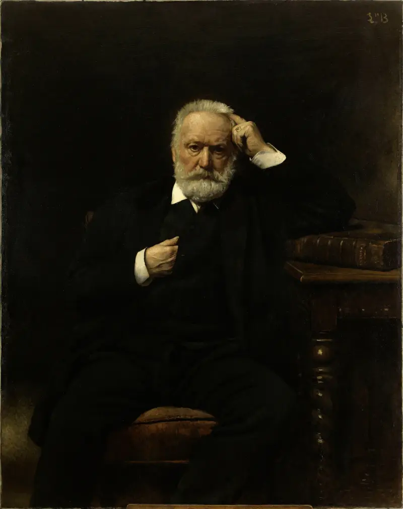 Portrait de M. Victor Hugo av Léon Bonnat
