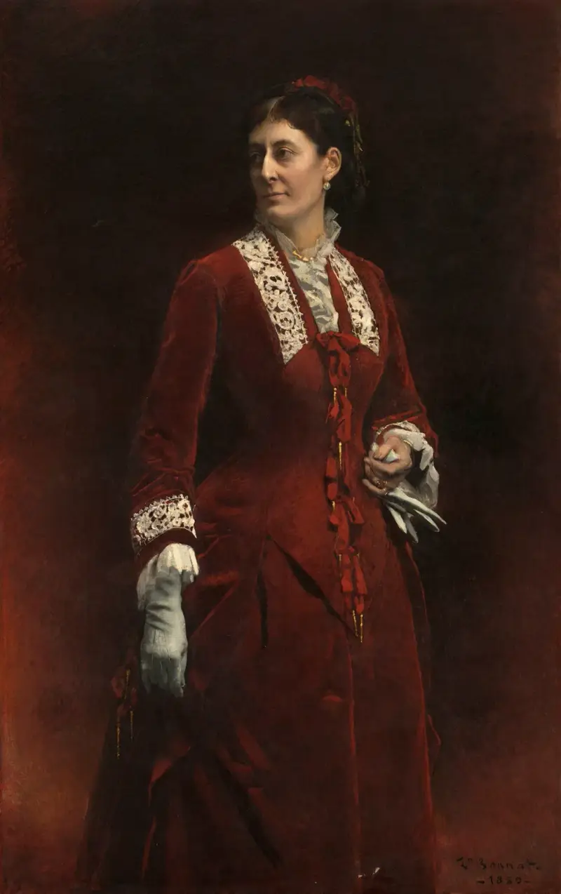 Portrait de Madame Georges Erhler av Léon Bonnat