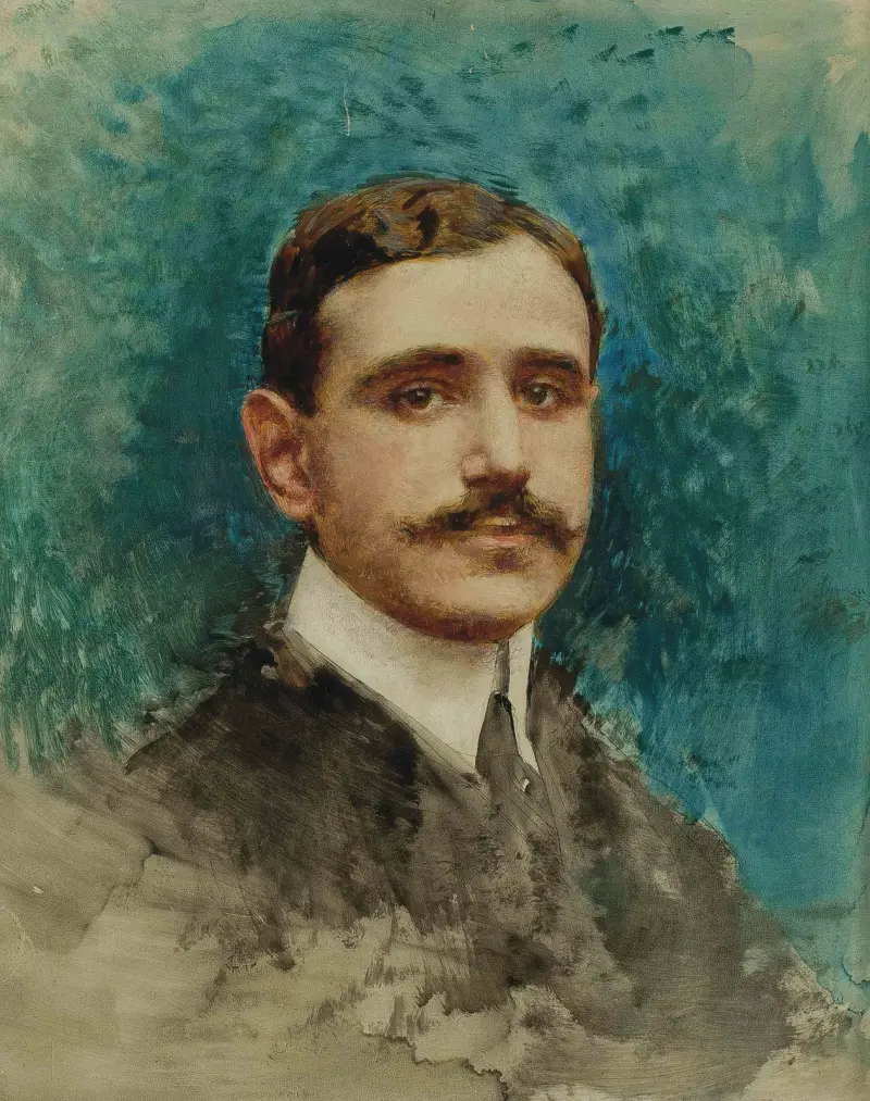 Bildnis eines Mannes von Léon Bonnat