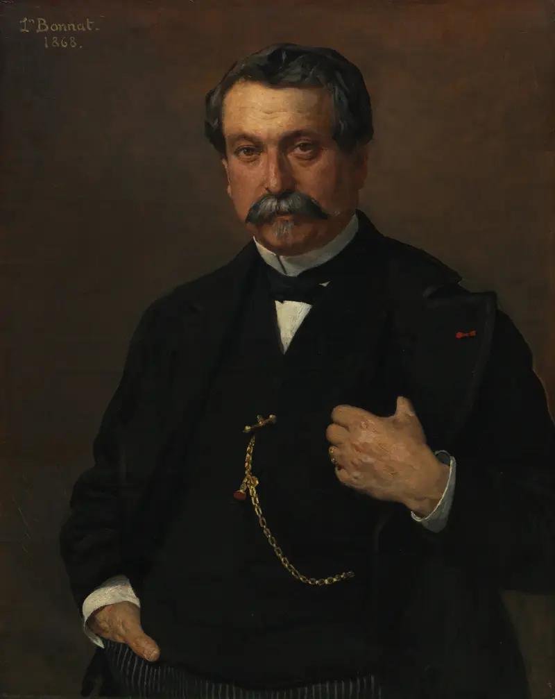 Portrait of a Man av Léon Bonnat