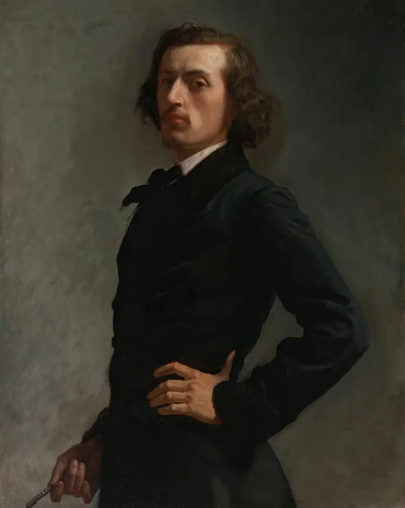 Portrait Of Monsieur Allard av Léon Bonnat