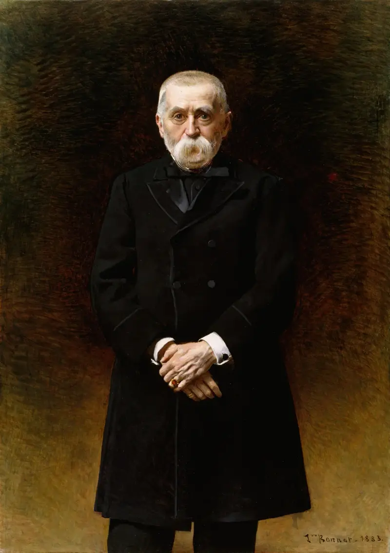 Porträtt av William T. Walters av Léon Bonnat