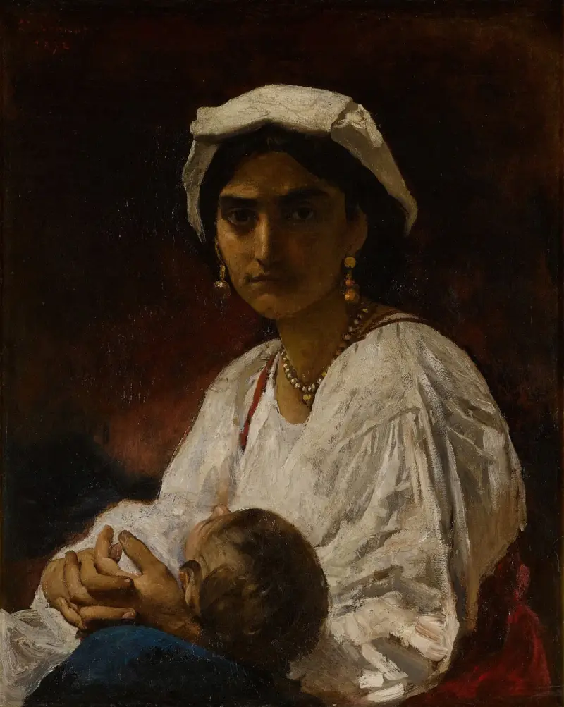 Banditens hustru av Léon Bonnat