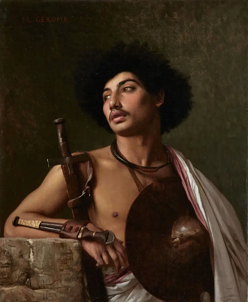 En biskarisk krigare av Jean-Léon Gérôme