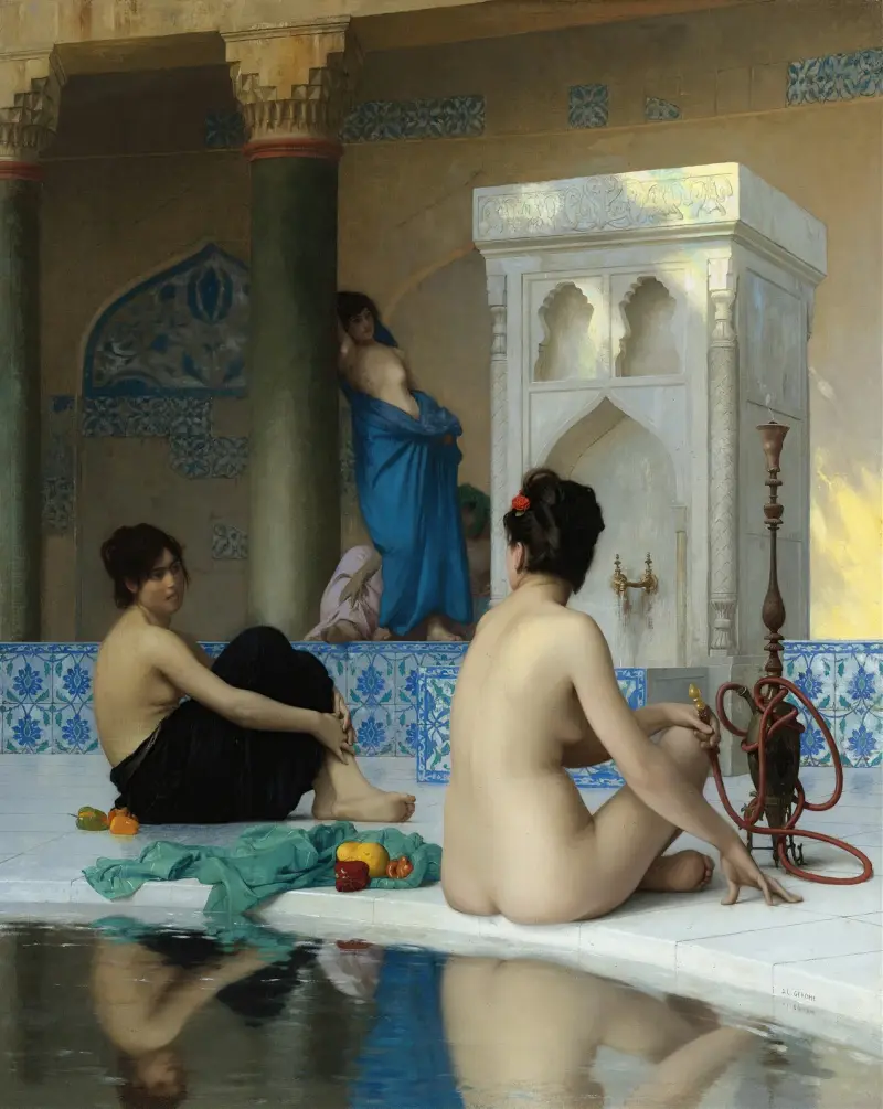 Efter badet av Jean-Léon Gérôme