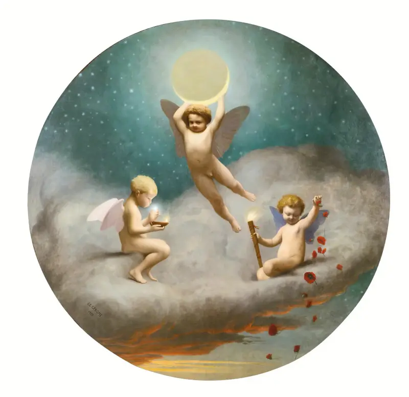 Allegori över natten av Jean-Léon Gérôme