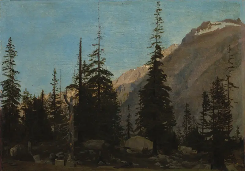 Alplandskap, Handegg, Schweiz av Jean-Léon Gérôme