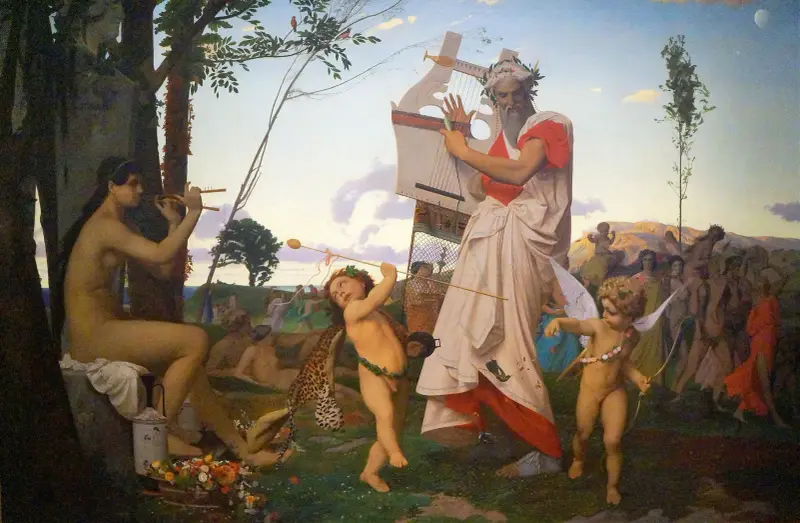 Anacréon Bacchus Et L’amour av Jean-Léon Gérôme