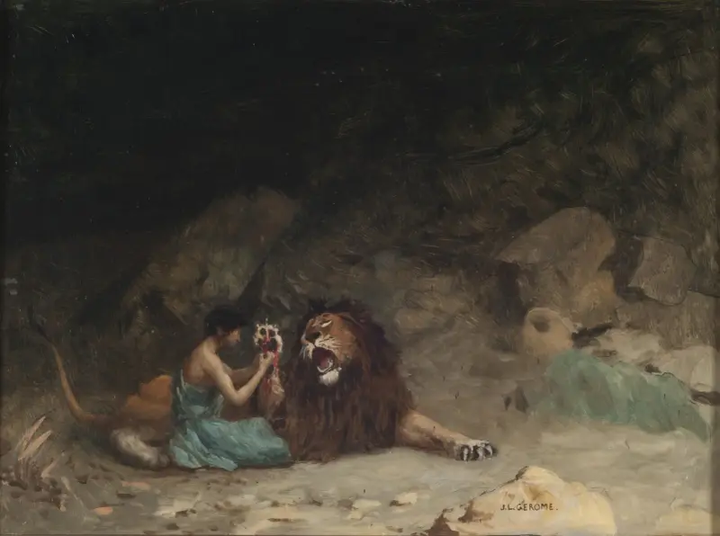 Androcles av Jean-Léon Gérôme