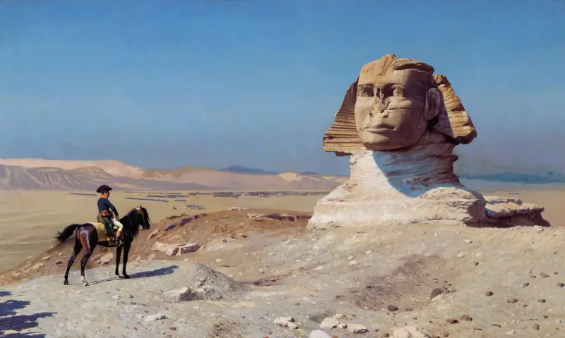Bonaparte framför sfinxen av Jean-Léon Gérôme