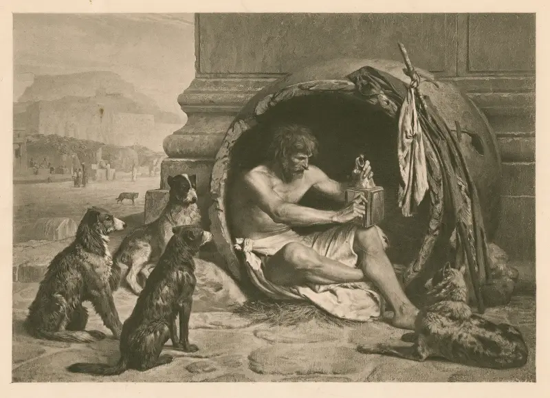 Diogenes av Jean-Léon Gérôme