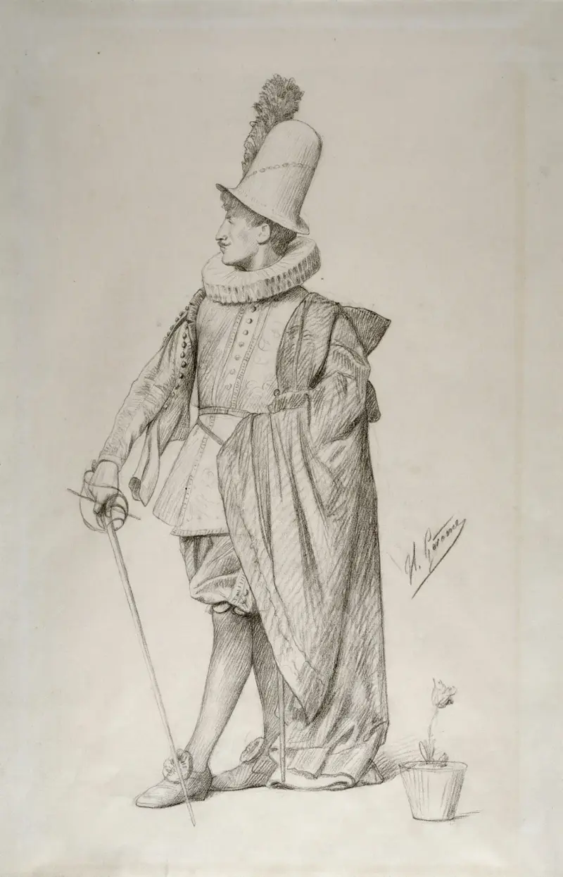 Dutch Cavalier av Jean-Léon Gérôme