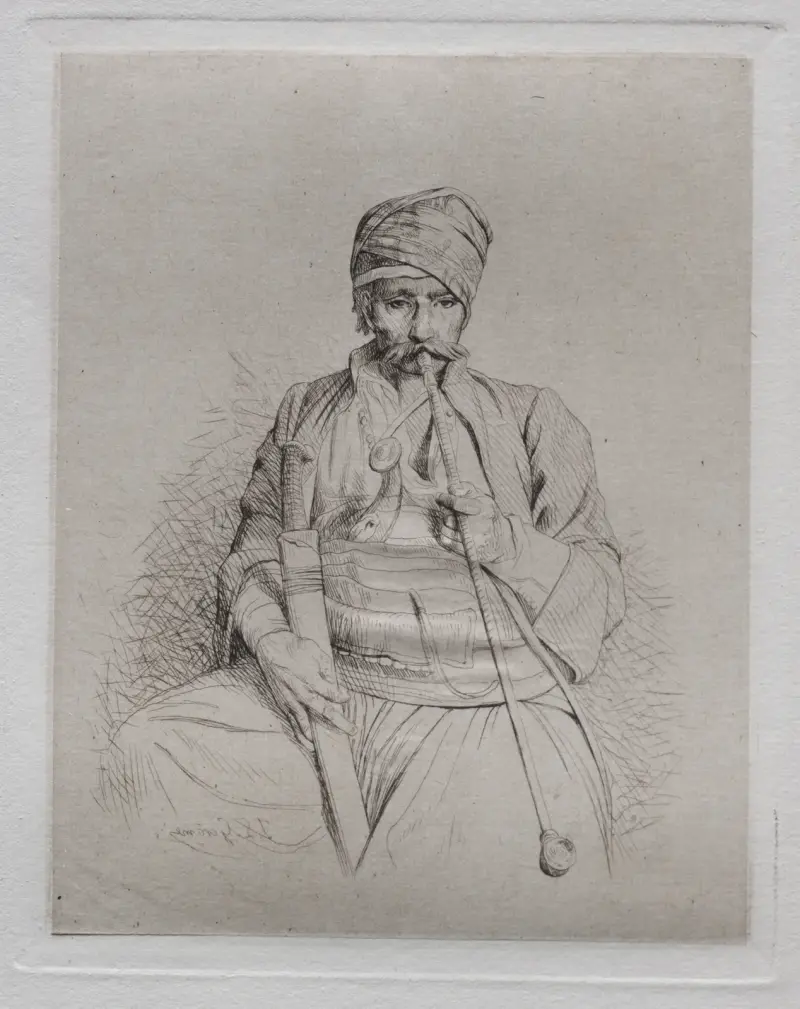Ägyptischer Raucher von Jean-Léon Gérôme