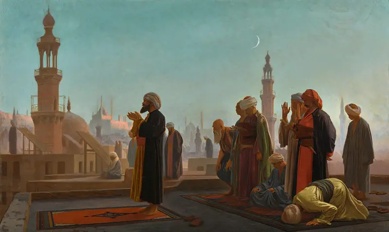 Kvällsbön, Kairo av Jean-Léon Gérôme