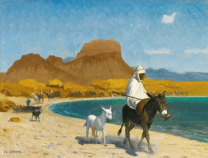 Akabaviken av Jean-Léon Gérôme