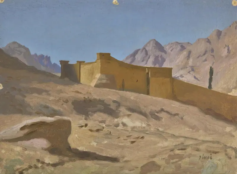 Klostret Sankta Katarina av Jean-Léon Gérôme